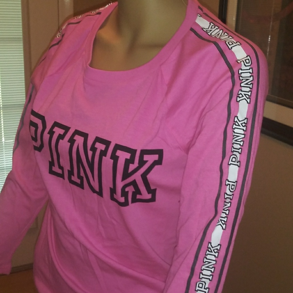 Pink by Victoria Secret campus logo full sleeve